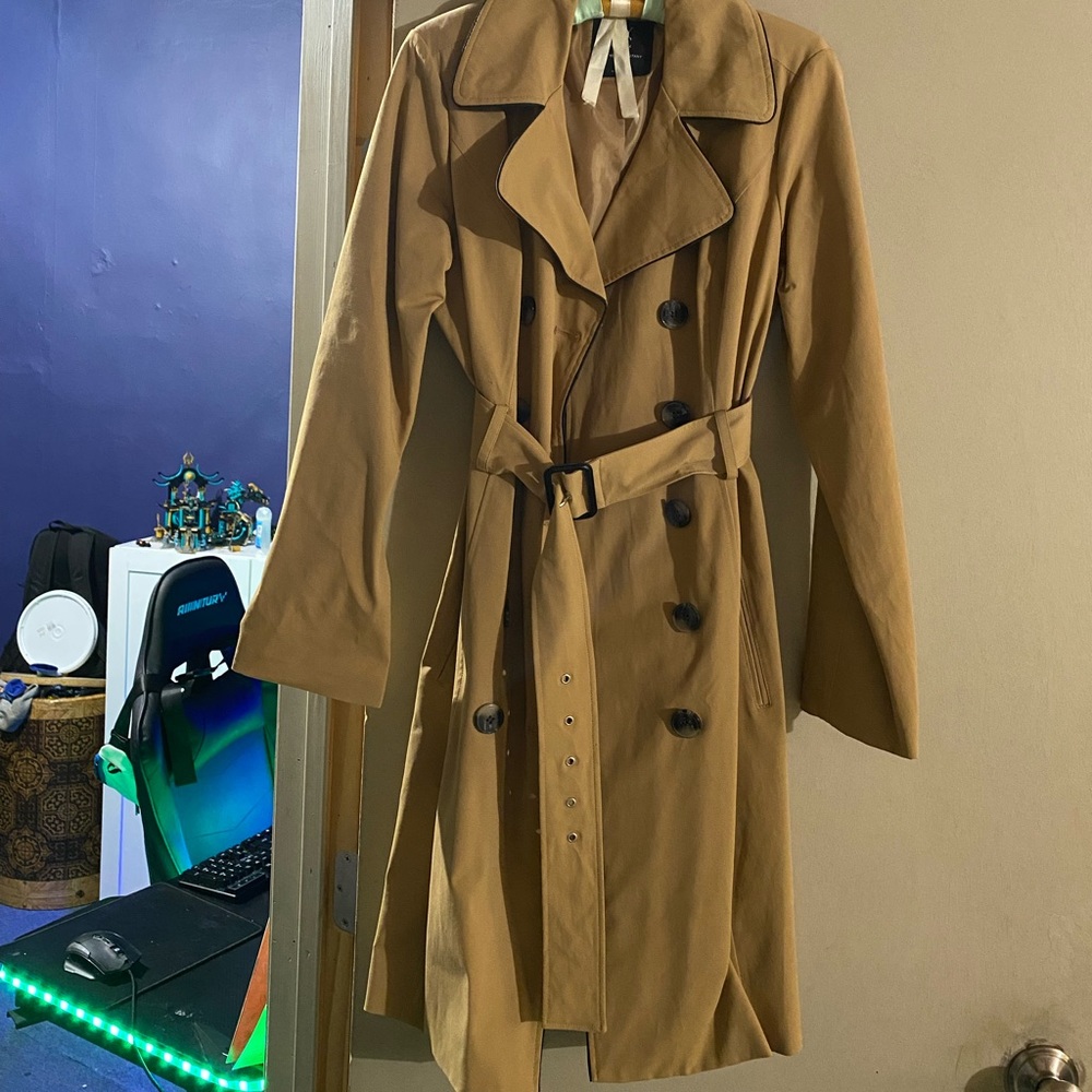 New York and company rain coat trench